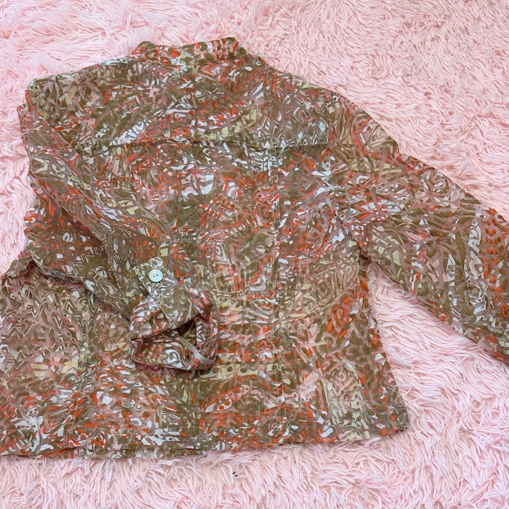 Ruby Rd. Women's Multicolor Jean Jacket - Picture 3 of 3
